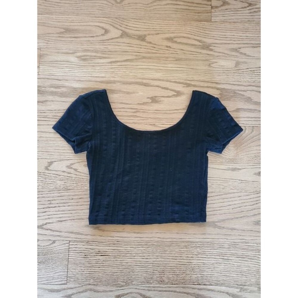 Forever 21 Womens S Black Crop Top VGUC